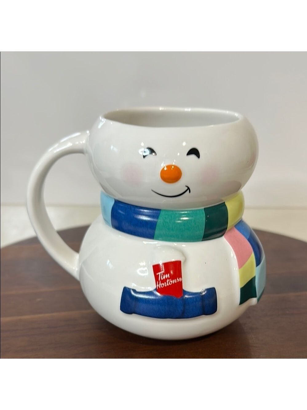 Tim Hortons Christmas 2023 Snowman Collectible Mug Coffee Canada